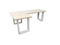 Scrivania angolare New england legno bianco -  180/120 cm