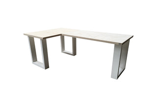 Scrivania - angolare New england legno bianco dimensioni 190/130cm