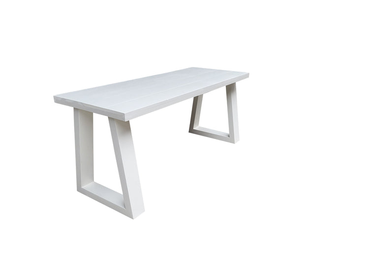 Scrivania in Legno Abete Vancouver lunghezza 150 cm  colore bianco