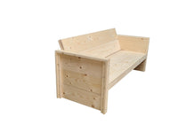 Panca da giardino in legno di abete Vlieland dimensioni 175Lx72Hx57P cm con cuscino incluso