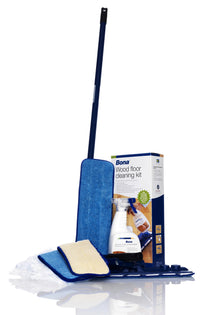 Bona Wood Floor Cleaning 1 Litro + Kit per la manutenzione di tutti i parquet in legno - Default Title