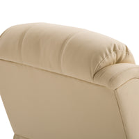 Poltrona Relax Massaggiante e Reclinabile 97x92X104 cm in Similpelle Beige