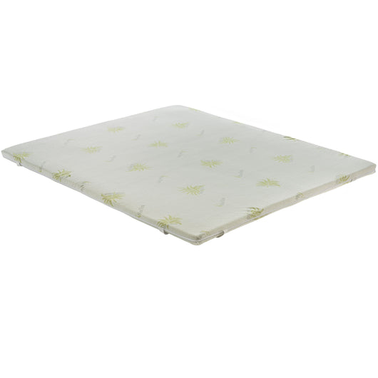 Topper 160x200 in Memory Foam - Alto 5 cm - IGNIFUGO Classe 1M - Sfoderabile 