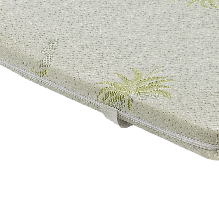 Topper 160x190 in Memory Foam - Alto 5 cm - IGNIFUGO Classe 1M - Sfoderabile 