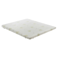 Topper 80x200 in memory foam 5 cm con rivestimento in aloe vera sfoderabile  