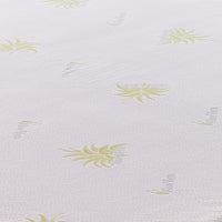 Topper 160x190 in memory foam 5 cm con rivestimento in aloe vera sfoderabile  