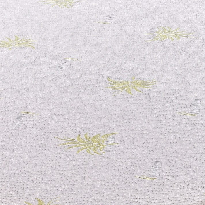 Topper 160x200 in memory foam 5 cm con rivestimento in aloe vera sfoderabile  