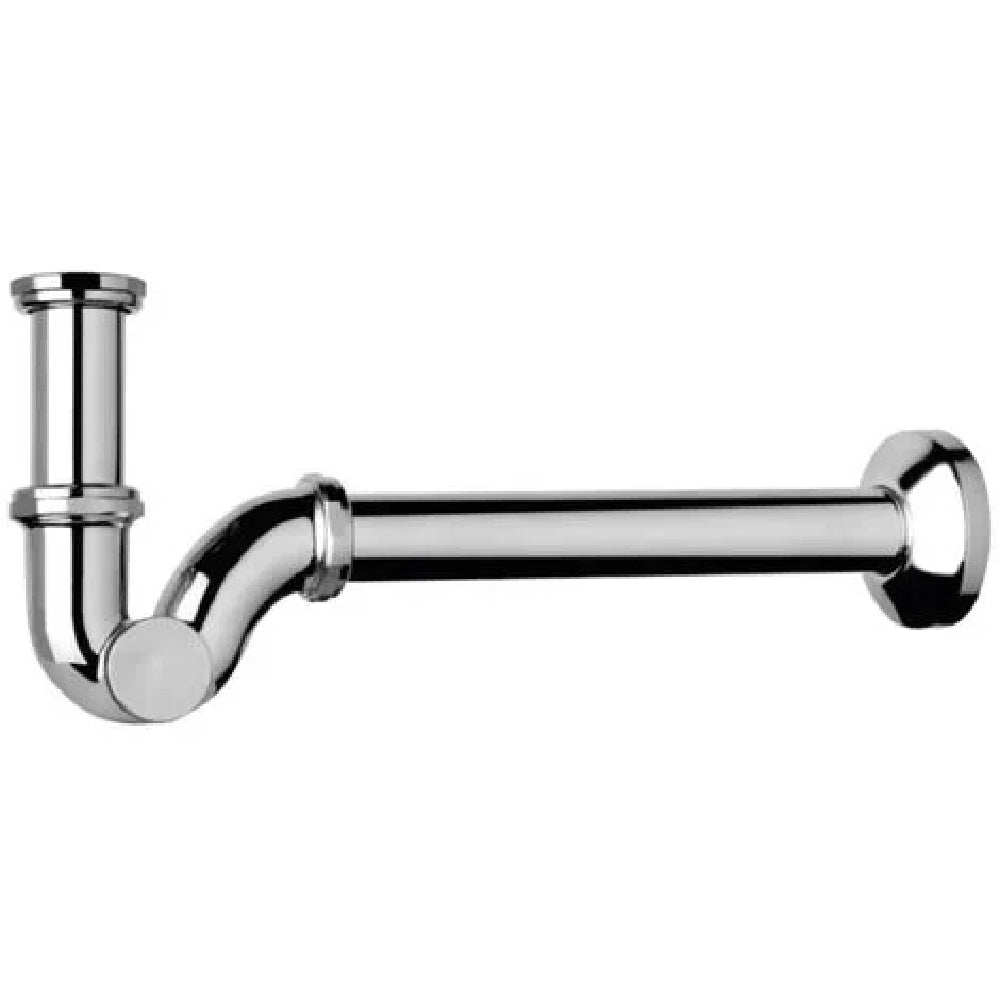 Sifone ad esse 1 pollice metallo cromato per lavabo bidet *** misura 1 pollice 1/4, tipologia ottone, confezione 1