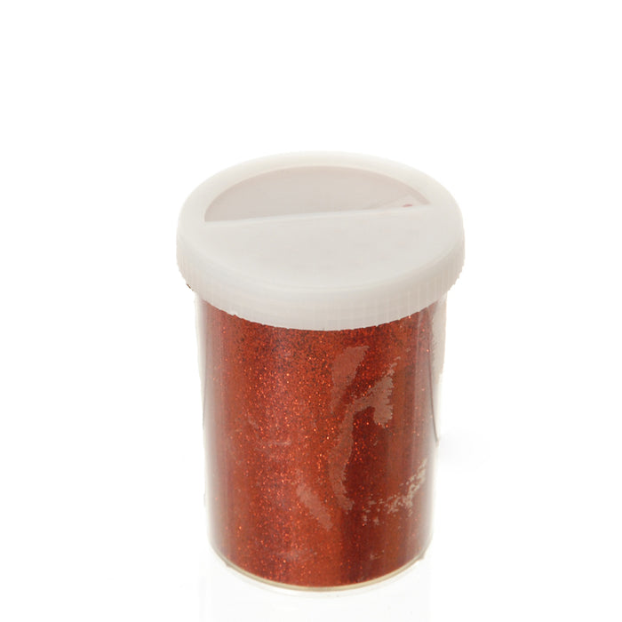 Set 4 Glitter in Barattolo 100 Gr Rosso