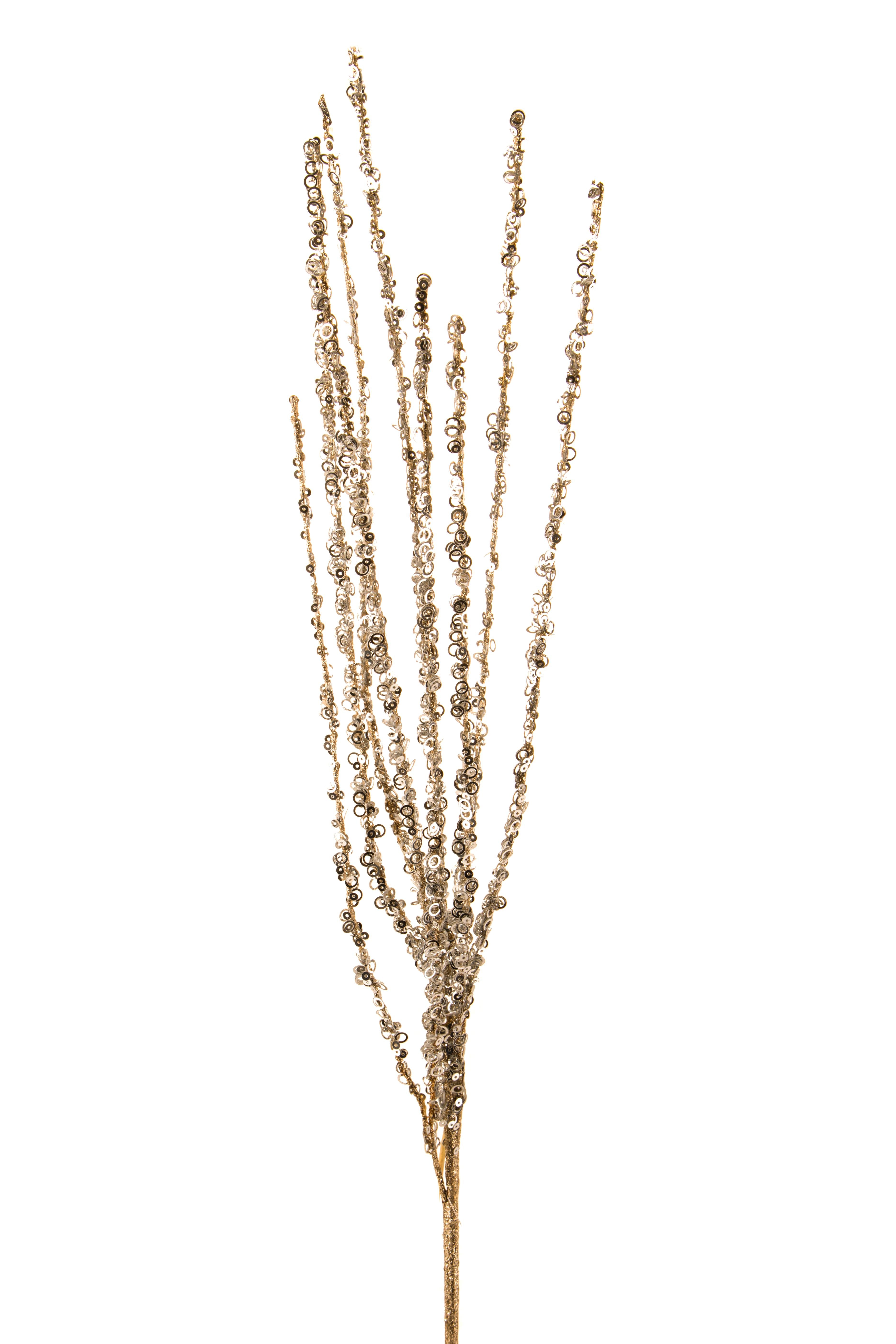 Set 3 Beargrass di Natale 104 cm Champagne