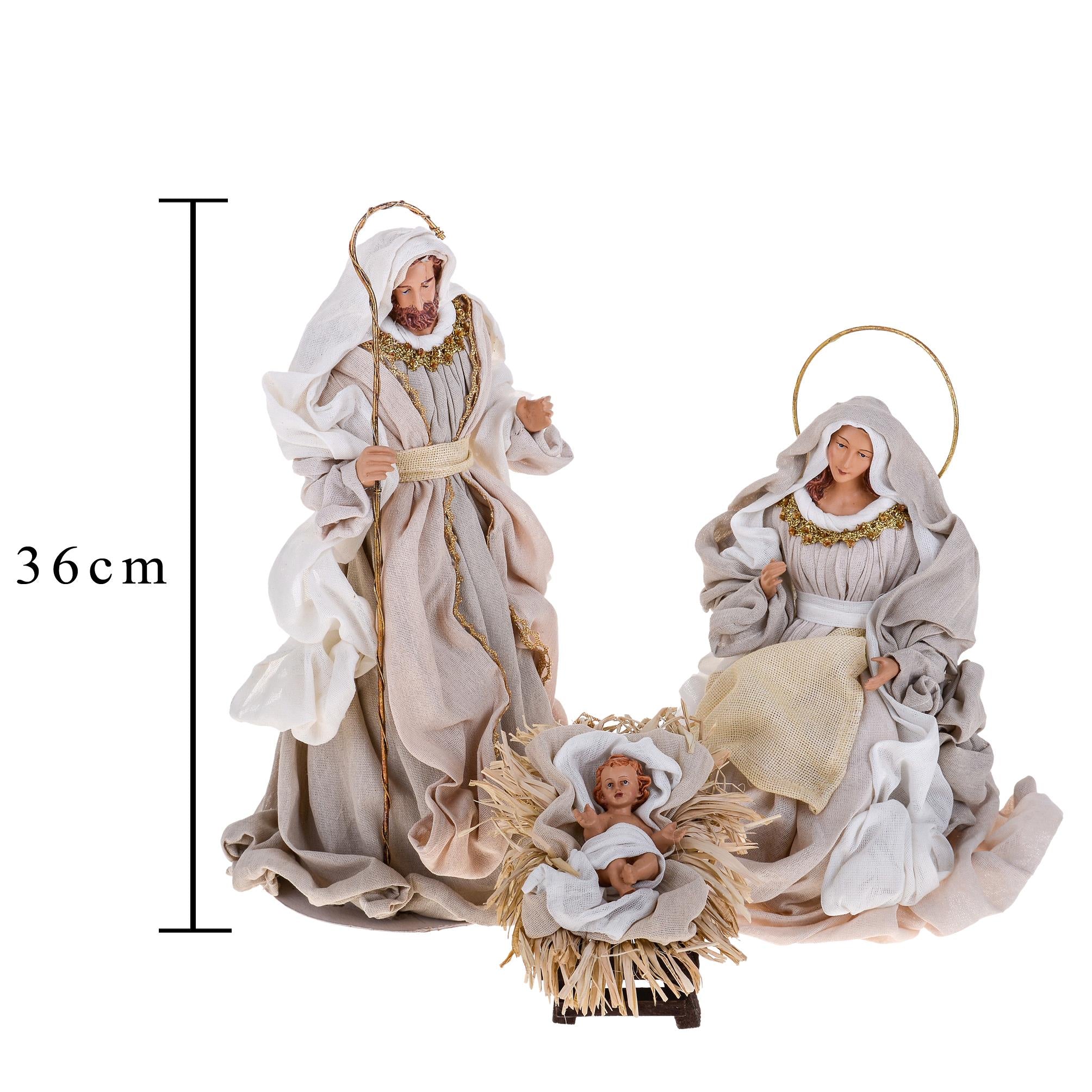 Natività  3 Personaggi H36 cm in Resina