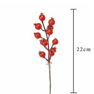 Set 24 Pick Piricantha H22 cm Rosso