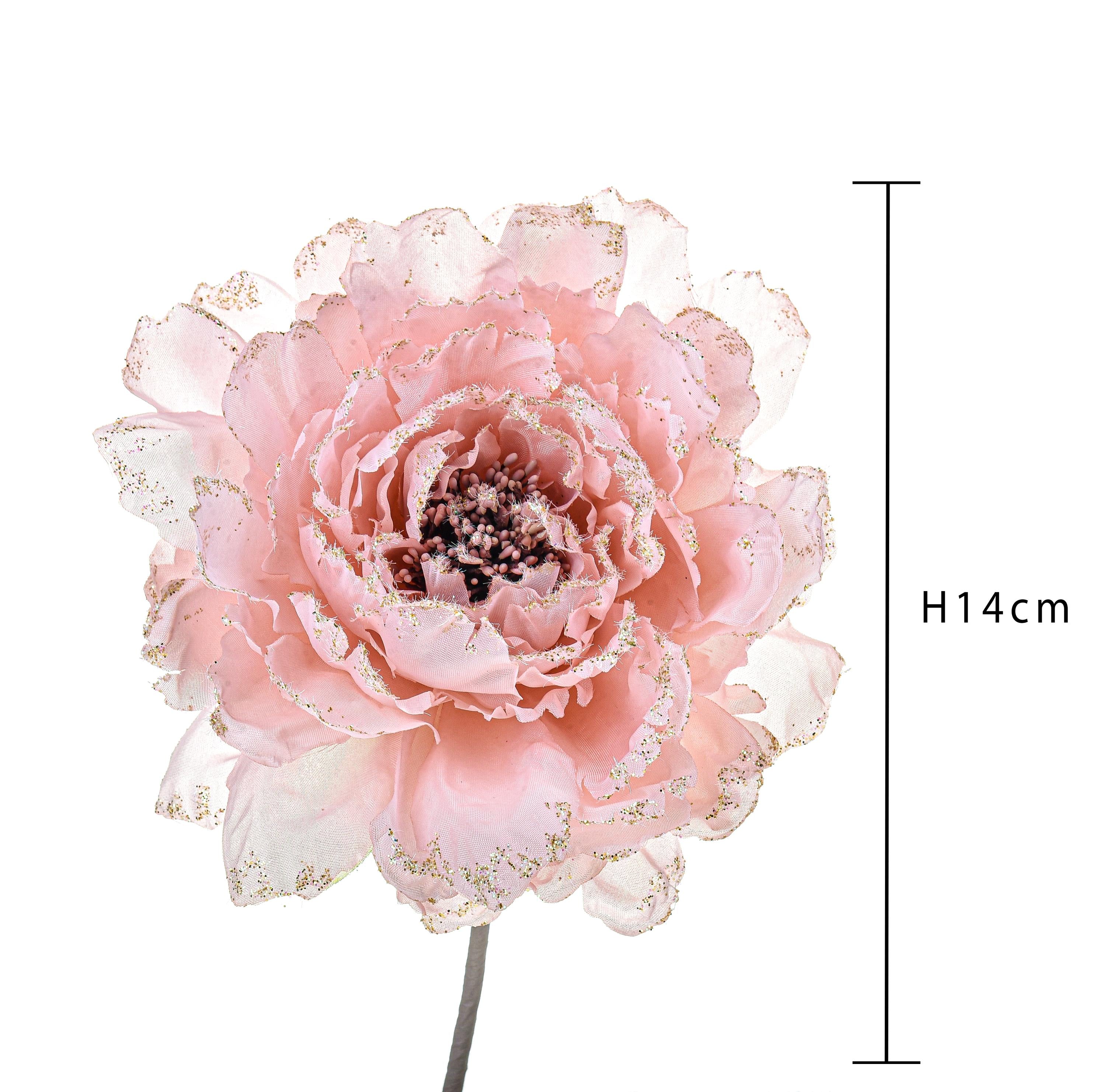 Set 12 Pick Peonia Ø14 cm Rosa