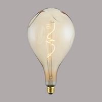 Lampadina led vintage con finitura oro