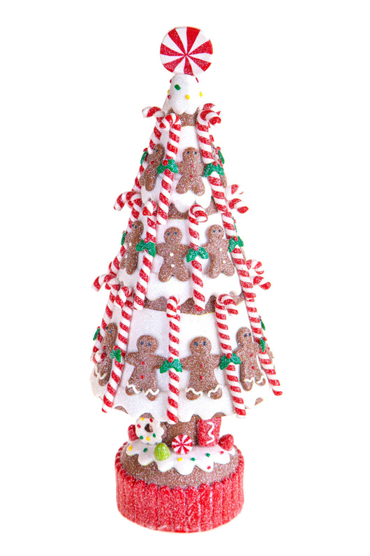 Albero Ginger Bread H32 cm Rosso