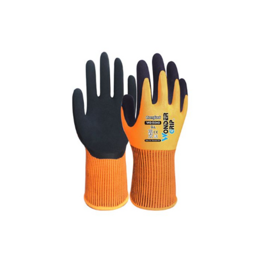 Guanti da lavoro comfort resistenti ad alta visibilità colore arancione modello wg-310r *** misura large - l, confez...