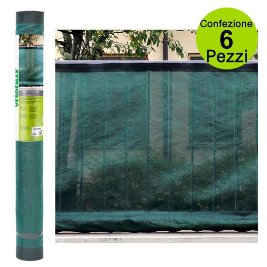 Rete frangivista strong verde h 1 x 30 metri contenere le siepi resistente ai rami verdemax