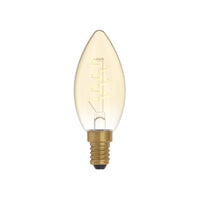 Lampadina led vintage con finitura oro