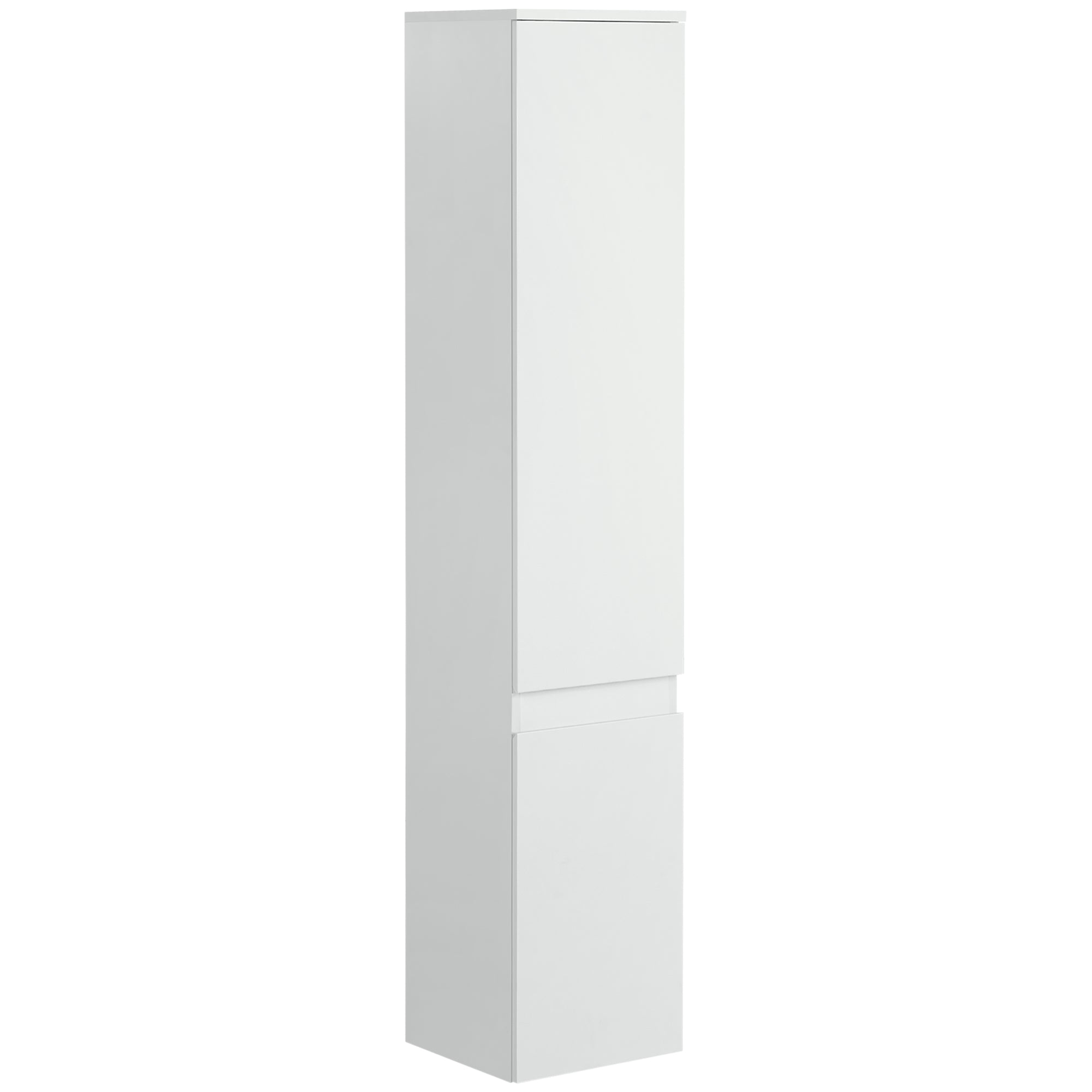 Mobile a Colonna Bagno 30x28x152,5 cm in Legno truciolare Bianco