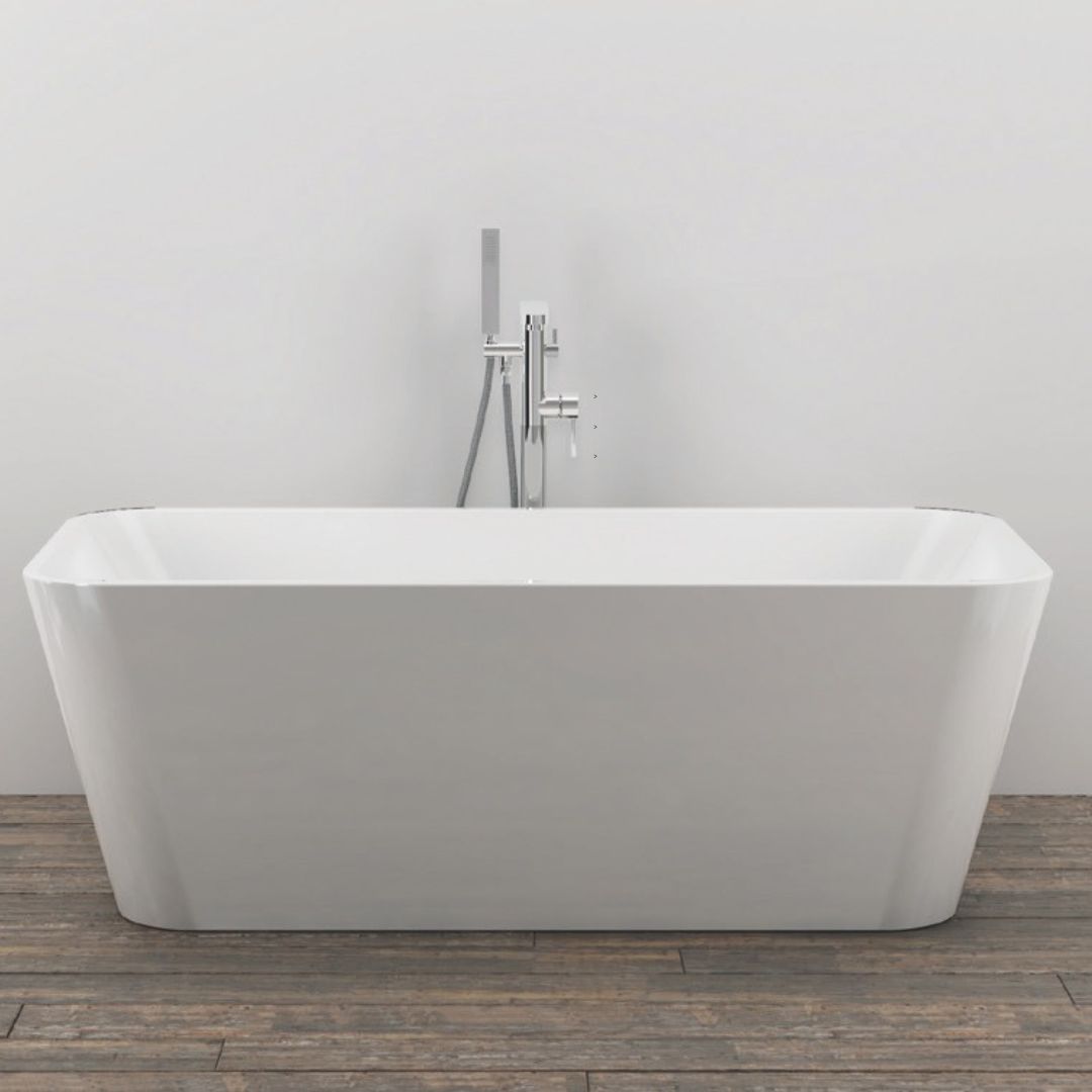 Vasca da bagno free standing 003 acrilico bianco lucido rettangolare *** misure 170x80x58 cm, confezione 1