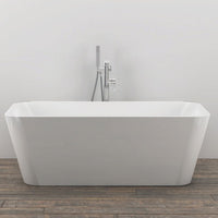 Vasca da bagno free standing 003 acrilico bianco lucido rettangolare *** misure 170x80x58 cm, confezione 1