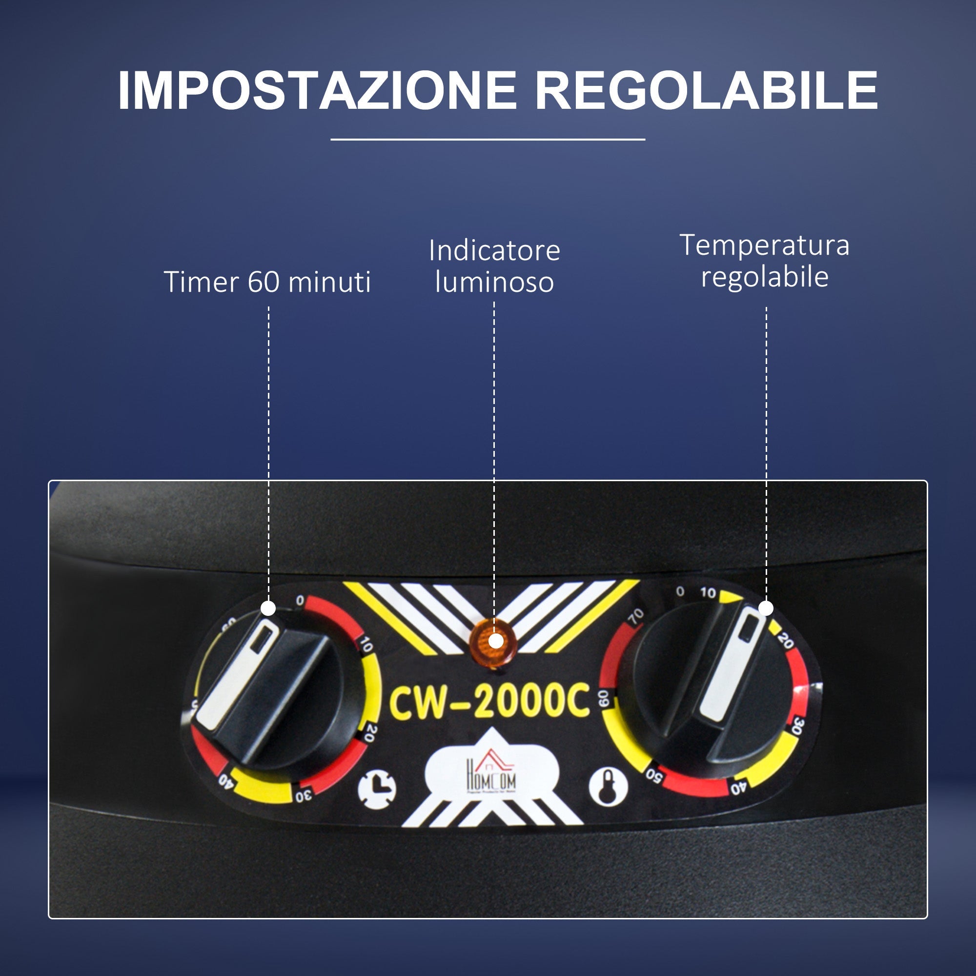 Casco Asciugacapelli 1180W ad Altezza Regolabile 65x65x115-165 cm con Timer 60 Minuti e Ruote Girevoli Nero