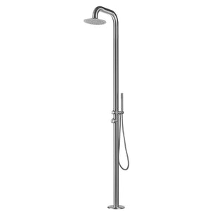 colonna doccia acciaio inox summer a pavimento da giardino da esterno outdoor *** confezione 1