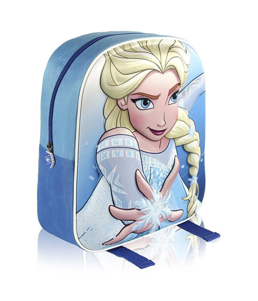 Zainetto Frozen Disney Rilievo 3d Bambine Scuola Asilo Materna Tempo Libero         