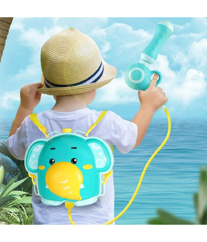 Zaino Con Pistola Ad Acqua Elefante Per Estate Piscina Spiaggia Giochi Bambini         