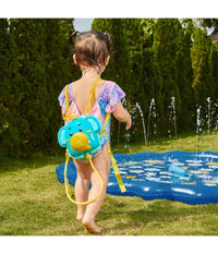 Zaino Con Pistola Ad Acqua Elefante Per Estate Piscina Spiaggia Giochi Bambini         