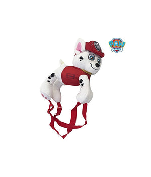 Zaino Peluche Marshall Rosso Zip 13 Cm Zainetto Scuola Tempo Libero Paw Patrol         