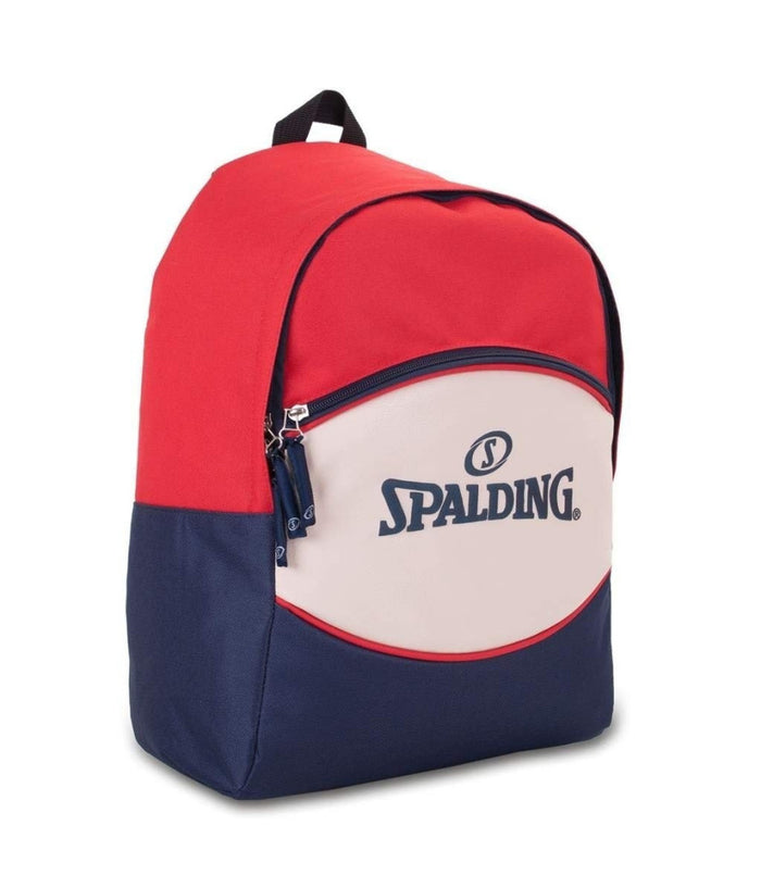 Zaino Scuola Americano In Tessuto Con Chiusura Zip Spalding Sport Viaggi Basket         