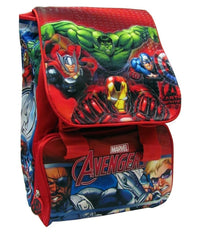 Zaino Scuola Estensibile Avengers Marvel Kit Completo Super Eroi +astuccio 3 Zip         