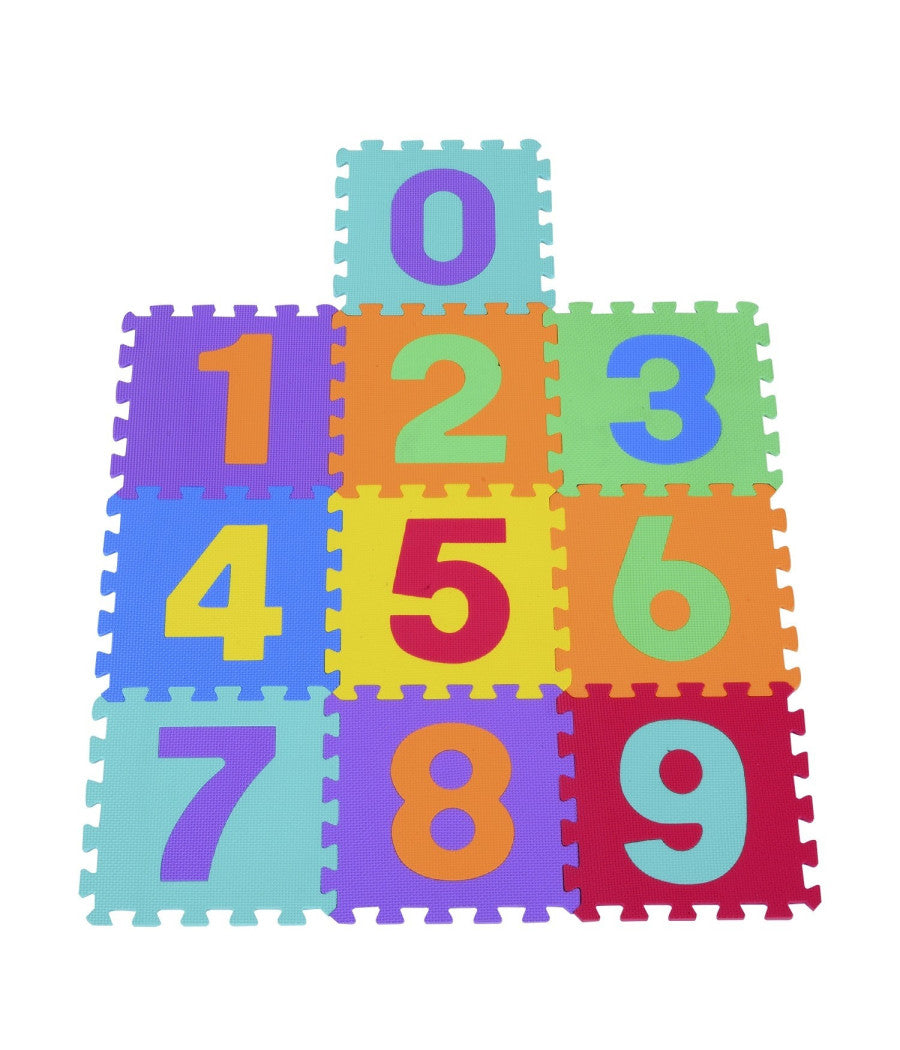 Tappeto Per Bambini Da Pavimento 10 Pz Puzzle Neonato Antiurto Atossico Lavabile         