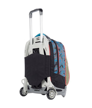 Zaino Scuola  Ragazzi Trolley 3in1 New Jack Bitmap Con Carrello Rimovibile         