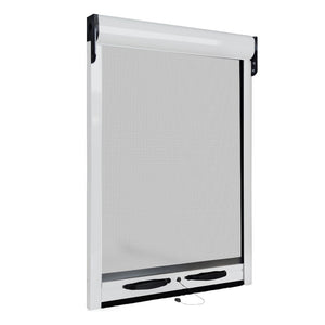 Zanzariera a rullo per finestra scorrevole verticale 140x170cm bianco - HDcasa