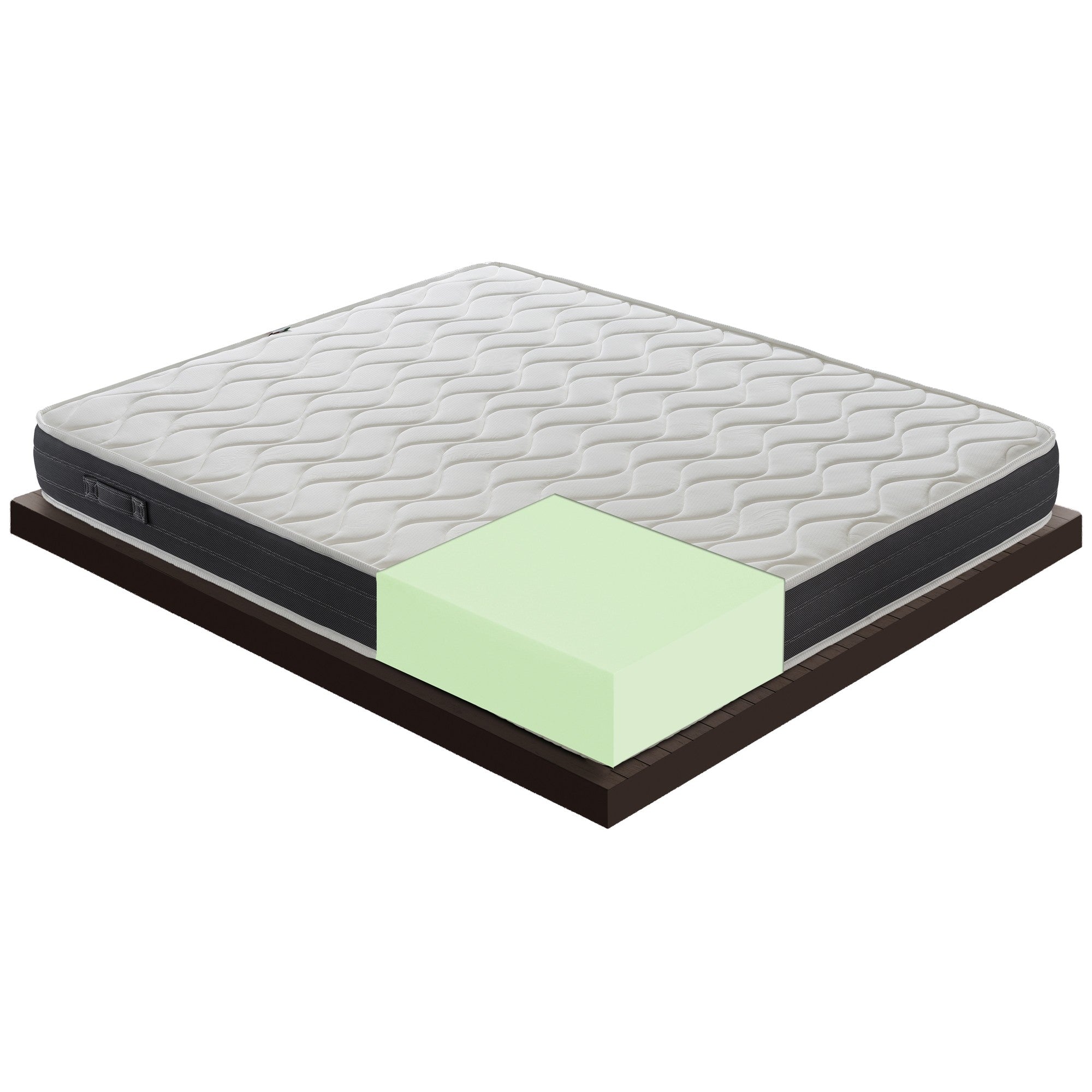 Materasso Piazza e Mezza 120x190 in Memory Foam, Alto 20 cm, 11 Zone di Comfort  