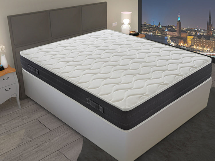 Materasso Singolo 90x190 in Memory Foam, Alto 20 cm, 11 Zone di Comfort  