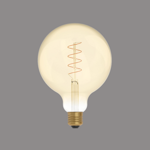 Lampadina led vintage con finitura oro