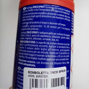 Zinco spray 400ml vernice zincante per galvanizzare a freddo