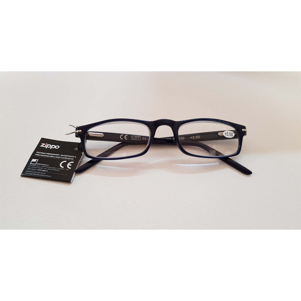 Zippo occhiali +1.50 da lettura con astuccio, colore  blu