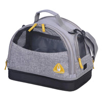 Trasportino per cani e gatti casetta & cuscino 3 in 1 max 4 kg maluku small grey