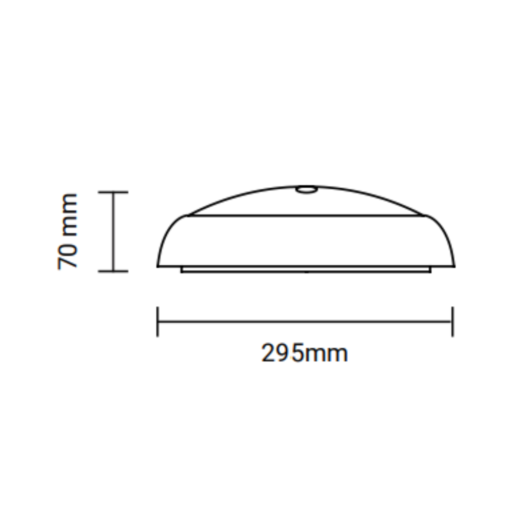 Plafoniera led bianca tonda 18w sensore di movimento luce naturale 4500k