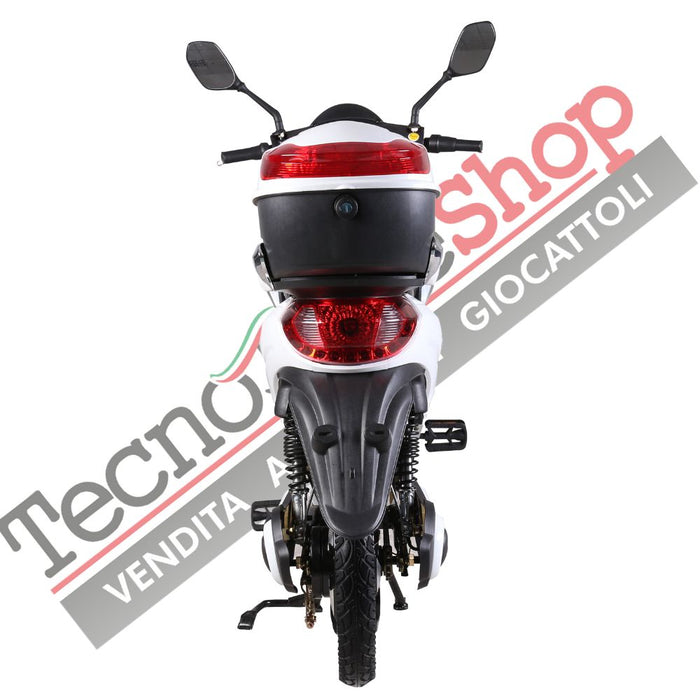 Bici Elettrica Scooter Z-TECH  ZT-09-CL 500W 20Ah 48V Batteria Litio colore Bianco