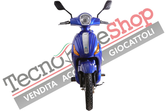 Bici Elettrica Scooter Z-TECH ZT-09-C 500W 20Ah 48V Batteria Piombo colore Blu