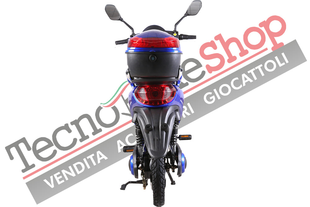 Bici Elettrica Scooter Z-TECH  ZT-09-FL 1000W 20Ah 60V Batteria Litio colore Blu