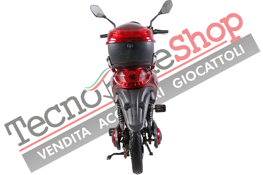 Bici Elettrica Scooter Z-TECH ZT-09-A  250W 12 Ah 48V Batteria Piombo colore Rosso