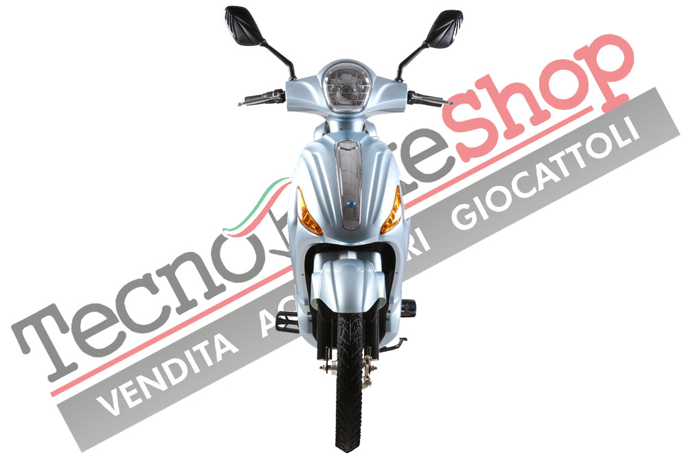 Bici Elettrica Scooter Z-TECH ZT-09-A  250W 12 Ah 48V Batteria Piombocolore Azzurro