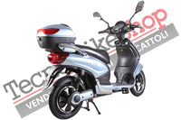 Bici Elettrica Scooter Z-TECH ZT-09-AL  12 Ah 250W 48V Batteria Litio colore Azzurro