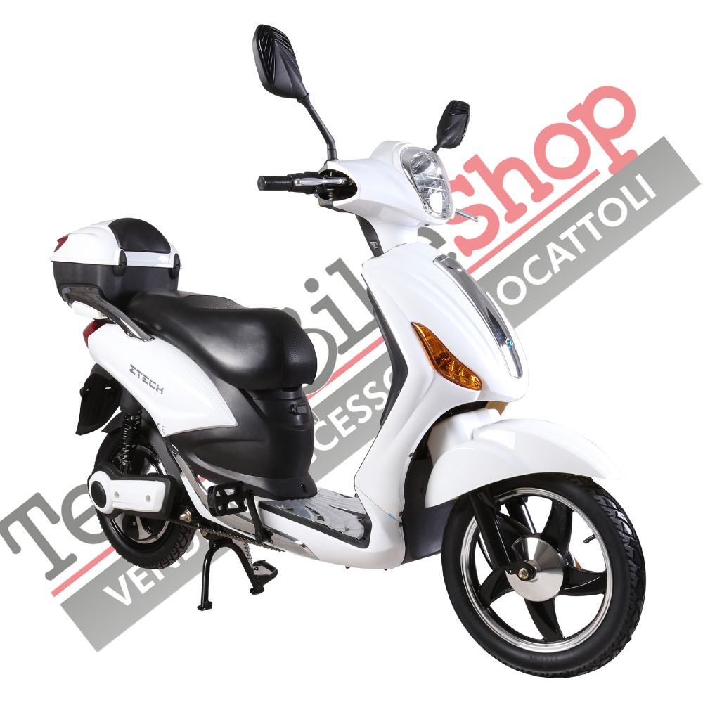 Bici Elettrica Scooter Z-TECH  ZT-09-FL 1000W 20Ah 60V Batteria Litio colore Bianco